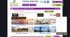 Desktop Screenshot of isavediscounts.co.uk